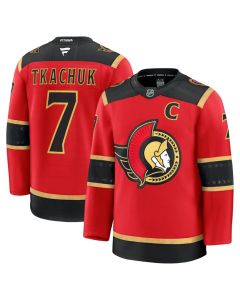 Youth Ottawa Senators #7 Brady Tkachuk Red Alternate Jersey