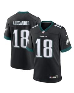 Youth Philadelphia Eagles #18 Jaire Alexander Black Game Jersey (Black)
