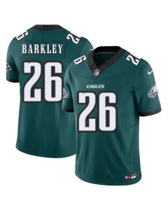 Youth Philadelphia Eagles #26 Saquon Barkley Green F.U.S.E. Vapor Untouchable Limited Stitched Football Jersey