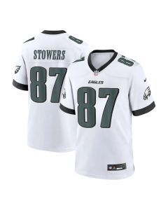 Youth Philadelphia Eagles #87 Eli Stowers White 2026 NFL Draft Game Jersey