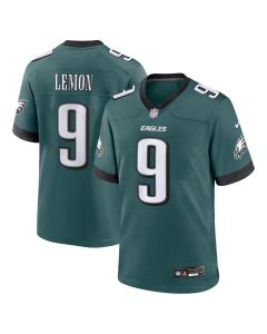 Youth Philadelphia Eagles #9 Makai Lemon Green 2026 NFL Draft Game Jersey