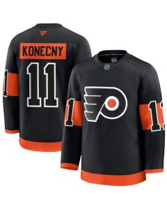Youth Philadelphia Flyers #11 Travis Konecny Black Alternate Jersey