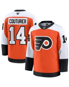 Youth Philadelphia Flyers #14 Sean Couturier Orange Home Jersey