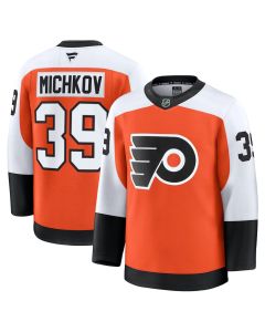 Youth Philadelphia Flyers #39 Matvei Michkov Orange Home Jersey