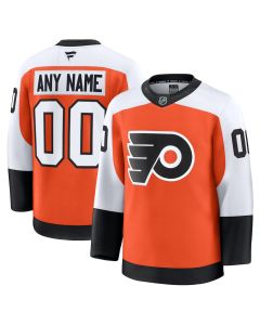 Youth Philadelphia Flyers Orange Home Custom Jersey