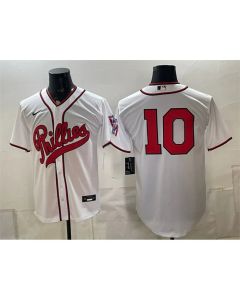Youth Philadelphia Phillies #10 J.T. Realmuto White 2026 Field of Dreams Stadium Jersey (White)