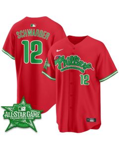 Youth Philadelphia Phillies #12 Kyle Schwarber Red 2026 MLB All-Star Jersey (Style 2)