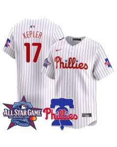 Youth Philadelphia Phillies #17 Max Kepler White 2026 MLB All-Star Jersey (White)