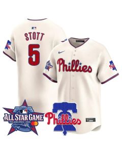 Youth Philadelphia Phillies #5 Bryson Stott Cream 2026 MLB All-Star Jersey (Cream)
