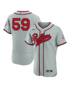 Youth Philadelphia Phillies #59 Jhoan Duran Gray 2026 Field of Dreams Authentic Jersey (Gray)