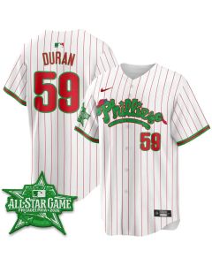 Youth Philadelphia Phillies #59 Jhoan Duran White 2026 MLB All-Star Jersey (2026)
