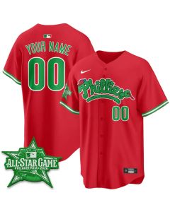Youth Philadelphia Phillies Red 2026 MLB All-Star Custom Jersey (Style 3)