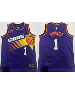 Youth Phoenix Suns #1 Devin Booker Purple Stitched Basketball Jersey