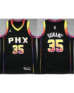 Youth Phoenix Suns #35 Kevin Durant Black 2022/23 Statement Edition Stitched Basketball Jersey (Black)
