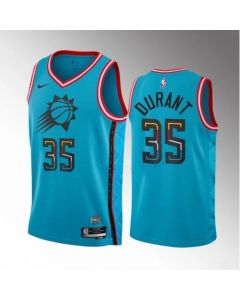 Youth Phoenix Suns #35 Kevin Durant Blue 2022/23 City Edition Stitched Basketball Jersey