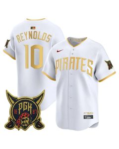 Youth Pittsburgh Pirates #10 Bryan Reynolds White 2026 City Connect Jersey