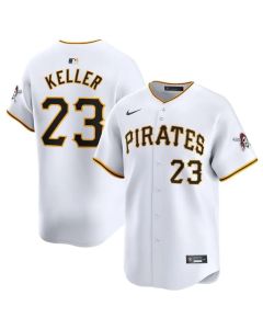 Youth Pittsburgh Pirates #23 Mitch Keller White Home Limited Stitched Baseball Jersey (White)