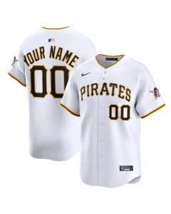 Youth Pittsburgh Pirates Nike White Home Limited Custom Jersey (White)