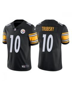 Youth Pittsburgh Steelers #10 Trubisk Black Vapor Untouchable Limited Stitched Jersey