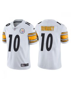 Youth Pittsburgh Steelers #10 Trubisk White Vapor Untouchable Limited Stitched Jersey