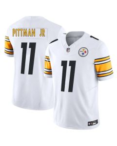 Youth Pittsburgh Steelers #11 Michael Pittman Jr. White Vapor F.U.S.E. Limited Jersey (White)