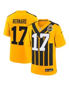 Youth Pittsburgh Steelers #17 Germie Bernard Gold 2026 NFL Draft Game Jersey