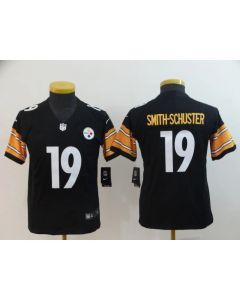 Youth Pittsburgh Steelers #19 JuJu Smith-Schuster Black Vapor Untouchable Limited Stitched NFL Jersey