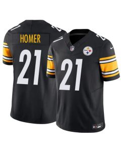 Youth Pittsburgh Steelers #21 Travis Homer Black 2026 Vapor F.U.S.E. Limited Stitched Football Jersey (Black)