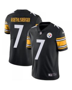 Youth Pittsburgh Steelers #7 Ben Roethlisberger Black Vapor Untouchable Limited Stitched Jersey