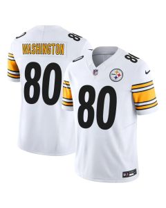 Youth Pittsburgh Steelers #80 Darnell Washington White Vapor F.U.S.E. Untouchable Limited Jersey