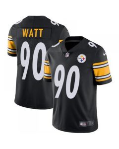 Youth Pittsburgh Steelers #90 T.J. Watt Black Vapor Untouchable Limited Stitched Jersey