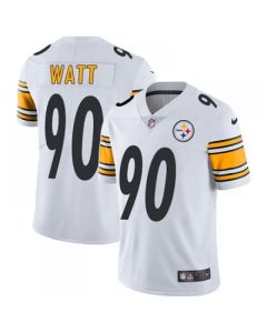 Youth Pittsburgh Steelers #90 T. J. Watt White Vapor Untouchable Limited Stitched NFL Jersey