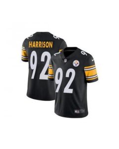 Youth Pittsburgh Steelers #92 James Harrison Black Vapor Untouchable Limited Stitched Jersey