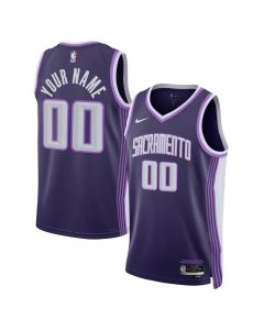 Youth Sacramento Kings Nike Purple 2025/26 Swingman City Edition Custom Jersey (Purple)