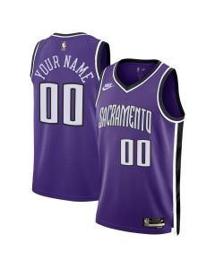 Youth Sacramento Kings Nike Purple Swingman Classic Edition Custom Jersey (Purple)