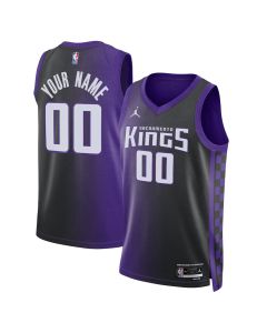 Youth Sacramento Kings Purple Swingman Statement Edition Custom Jersey