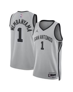 Youth San Antonio Spurs #1 Victor Wembanyama Grey 2025/26 Statement Edition Jersey (Grey)