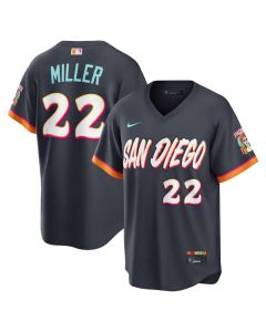 Youth San Diego Padres #22 Mason Miller Nike Obsidian 2026 City Connect Stadium Jersey (City Connect)