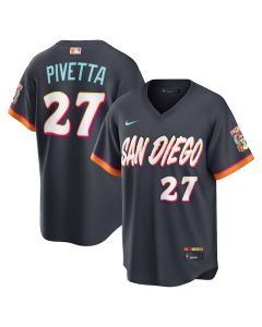 Youth San Diego Padres #27 Nick Pivetta Nike Obsidian 2026 City Connect Stadium Jersey (City Connect)