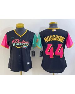 Youth San Diego Padres #44 Joe Musgrove 2022 Black City Connect Stitched Baseball Jersey