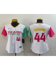 Youth San Diego Padres #44 Joe Musgrove 2022 White City Connect Stitched Baseball Jersey (White)
