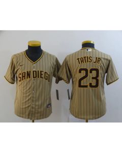 Youth San Diego Padres Fernando Tatis Jr. Green Cool Base Stitched MLB Jersey