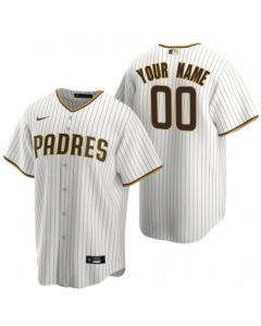 Youth San Diego Padres White Stitched Baseball Custom Jersey