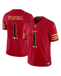 Youth San Francisco 49ers #1 Ricky Pearsall Red Rivalries Collection F.U.S.E. Vapor Limited Stitched Jersey (Red)
