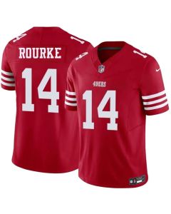 Youth San Francisco 49ers #14 Kurtis Rourke Red 2026 F.U.S.E. Vapor Untouchable Limited Stitched Football Jersey (Red)