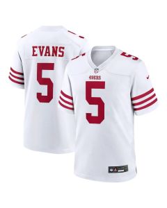 Youth San Francisco 49ers #5 Mike Evans Nike White Game Jersey (White)