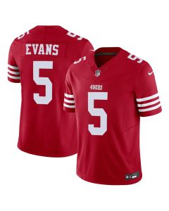 Youth San Francisco 49ers #5 Mike Evans Red 2026 F.U.S.E. Vapor Untouchable Limited Stitched Football Jersey (Red)