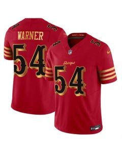 Youth San Francisco 49ers #54 Fred Warner Red Rivalries Collection F.U.S.E. Vapor Limited Stitched Jersey (Red)