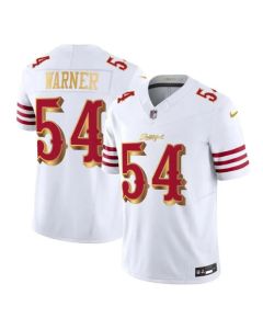 Youth San Francisco 49ers #54 Fred Warner White Rivalries Collection F.U.S.E. Vapor Limited Stitched Jersey (White)