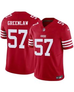 Youth San Francisco 49ers #57 Dre Greenlaw Red 2026 F.U.S.E. Vapor Untouchable Limited Stitched Football Jersey (Red)